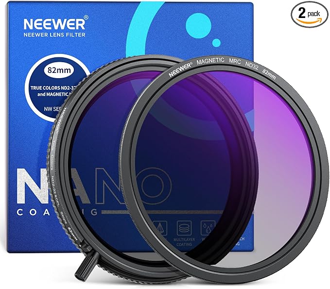 NEEWER True Colors 82mm Variable ND2-32 & CPL by Neewer
