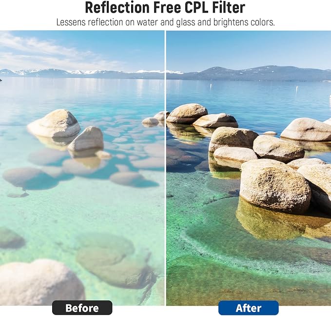 NEEWER 43mm ND Lens Filter Kit: UV, Lens Hood and Lens Cap Compatible - Image 3