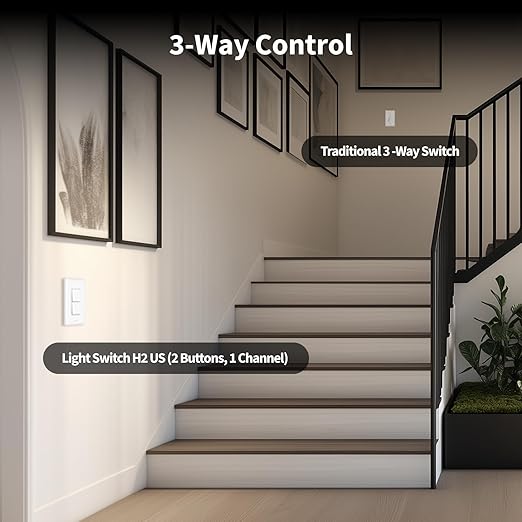 Aqara Smart Light Switch H2, Thread/Zigbee Protocol, Wall Switch - Image 2