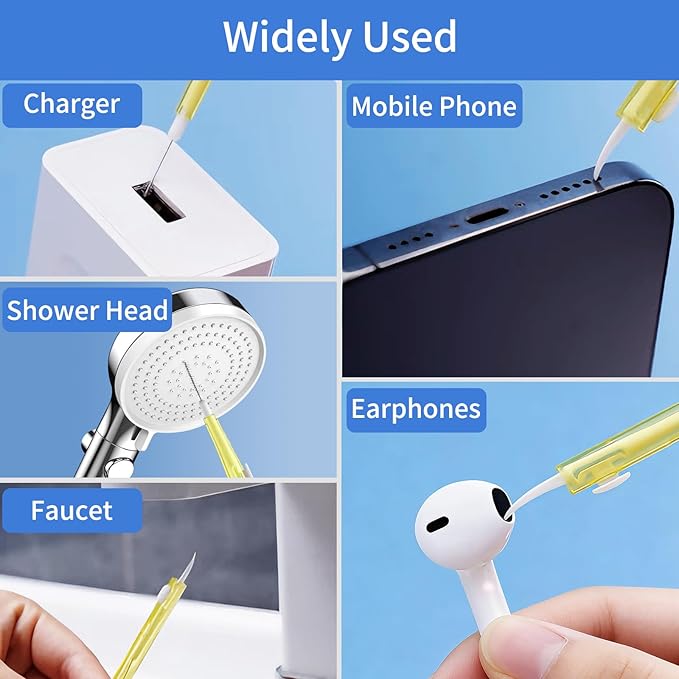 10 Pcs Cell Phone Cleaning Kit, Charging Port Cleaner, Dual Sided Anti Clogging - Image 7