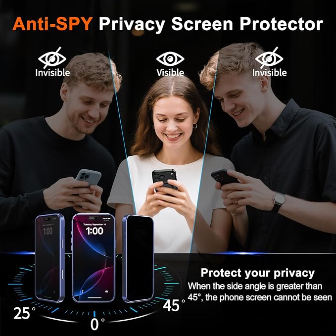 for iPhone 16 Plus Case with Privacy Screen Protector and Camera Protection - Image 7