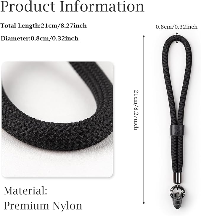VOVMOEYA Camera Wrist Strap Rope, Camera Hand Strap Compatible - Image 2