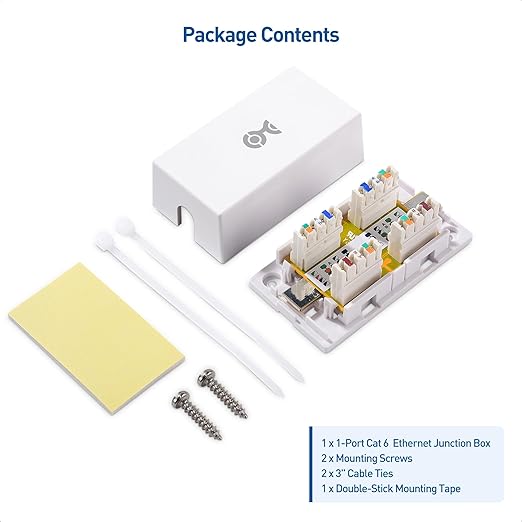 Cable Matters 5-Pack Cat 6 Splice, Cat 6 Ethernet Junction Box in White - Image 6