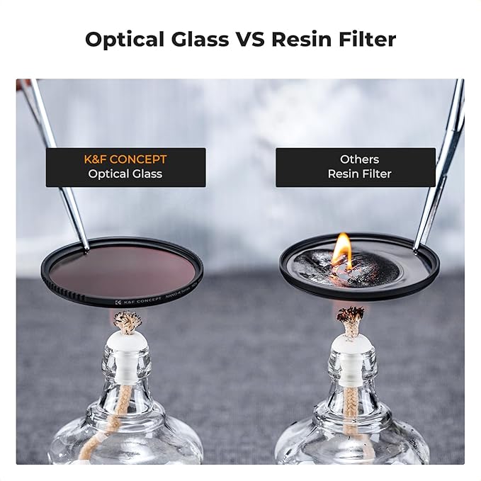 K&F Concept 77mm UV/CPL/ND Lens Filter Kit-18 Multi-Layer Coatings, UV Filter + - Image 3
