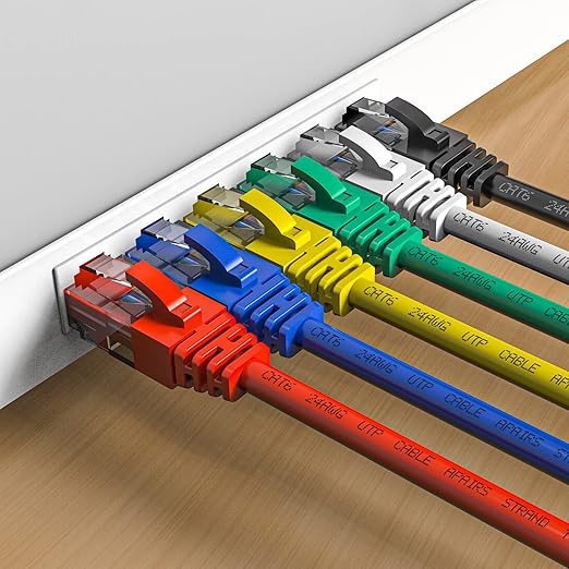 Cat6 Patch Cables 4 Feet, Cat 6 Ethernet Cable, 24AWG CCA Cord, UTP Network - Image 2