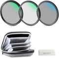 NEEWER 58mm UV/CPL/ND Lens Filter Kit by Neewer