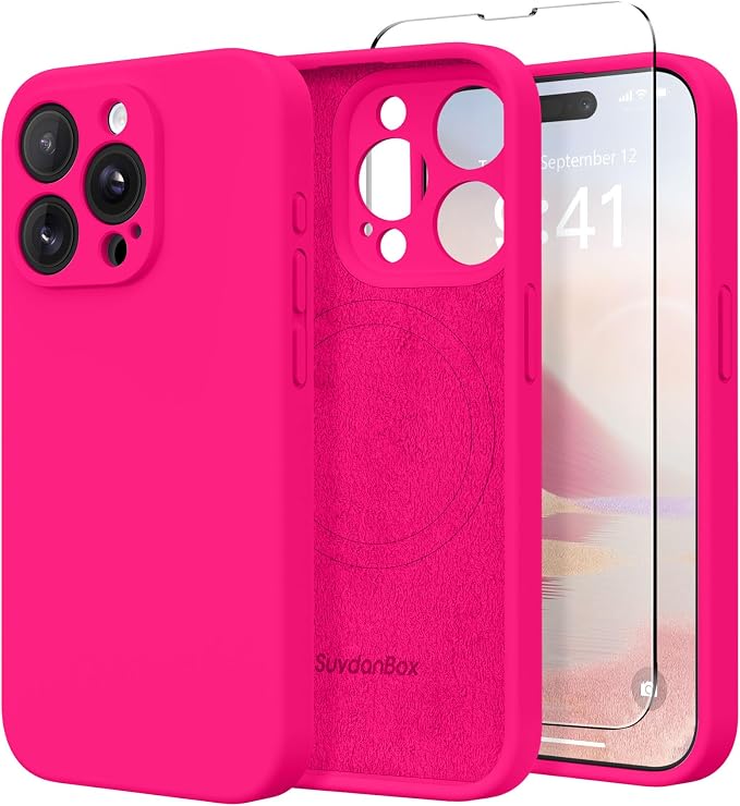 Magnetic for iPhone 15 Pro Case, Compatible by SUYDANBOX