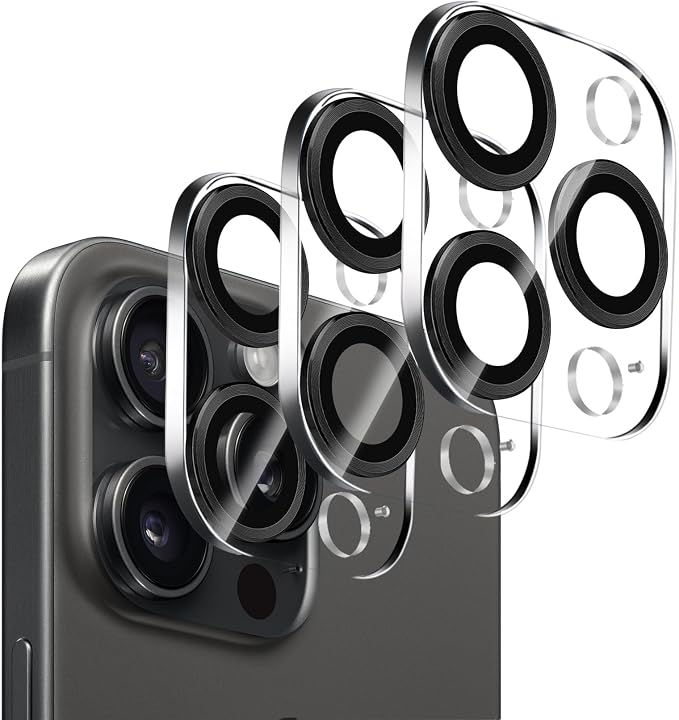 3 Pack Dengduoduo Tempered Glass Camera Lens Protector by Dengduoduo