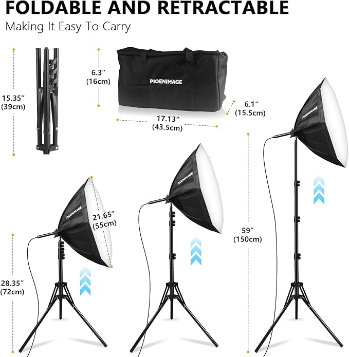 Softbox Lighting Kit, Softbox Photography Lighting Set - Image 4