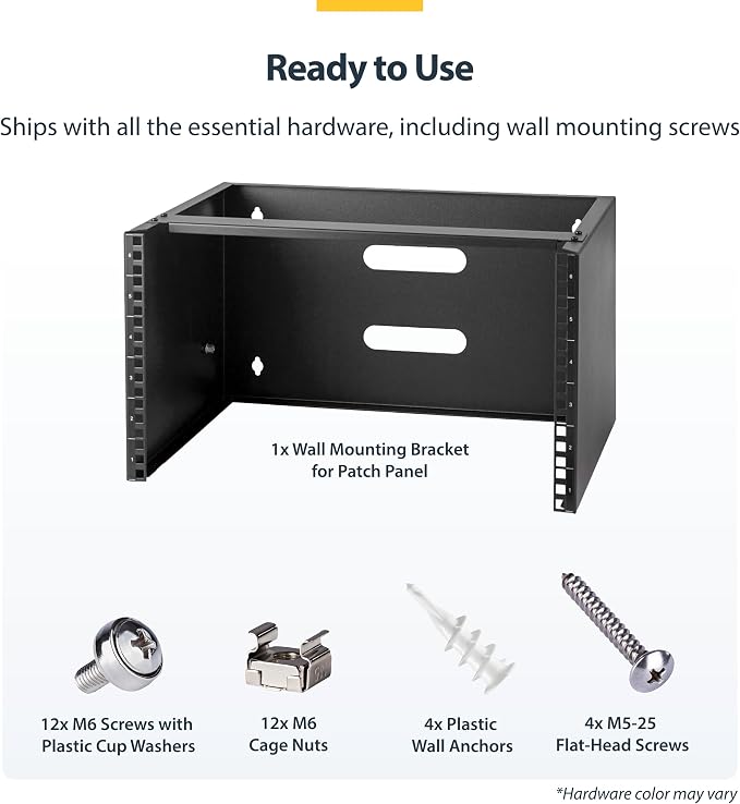 StarTech.com 6U Wall Mount Network Rack - Image 5