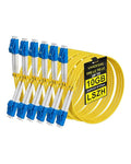 6 Pack 1M OS2 LC to LC Fiber Patch Cable, Individually Tested, LSZH Single Mode by VANDESAIL