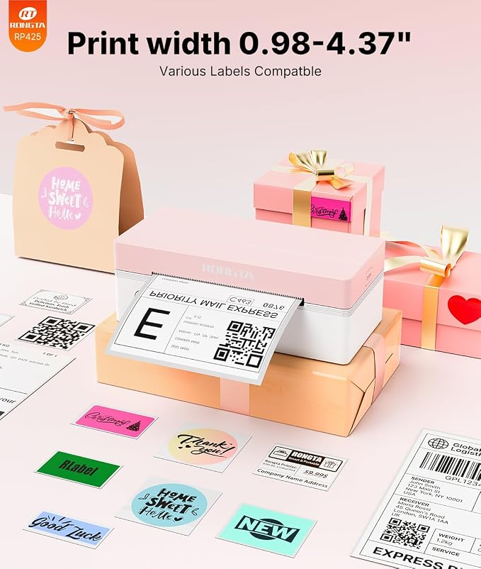 Rongta 4x6 Bluetooth Thermal Label Printer, Wireless Shipping Label Printers - Image 4