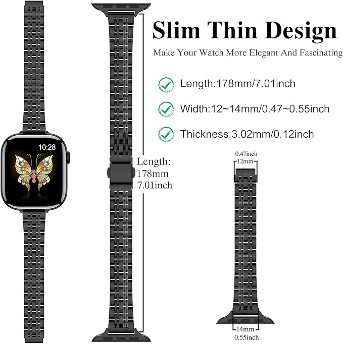MioHHR Slim Metal Band Compatible - Image 3