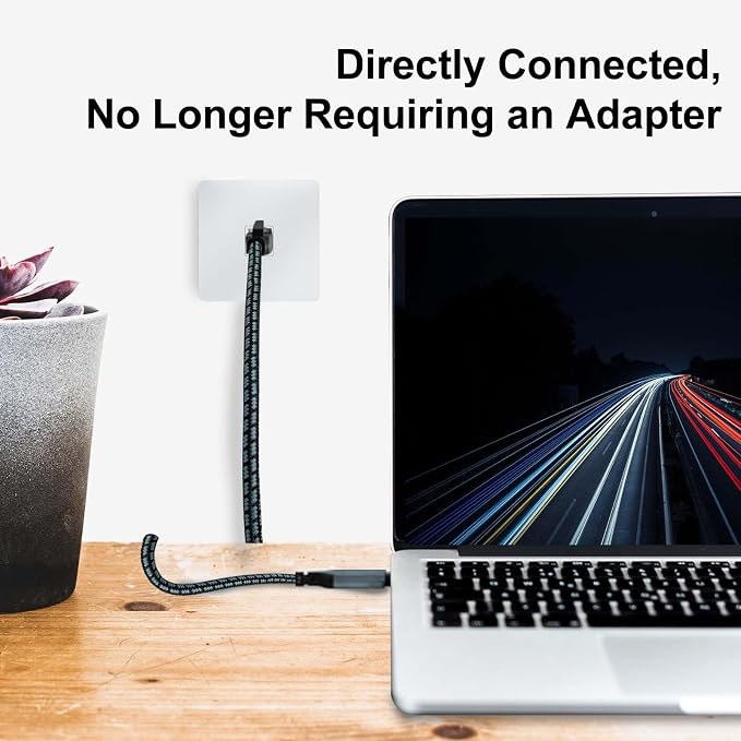 USB C to Ethernet Cable, 30 Feet Type C to Gigabit Ethernet Cable, USB C to - Image 4