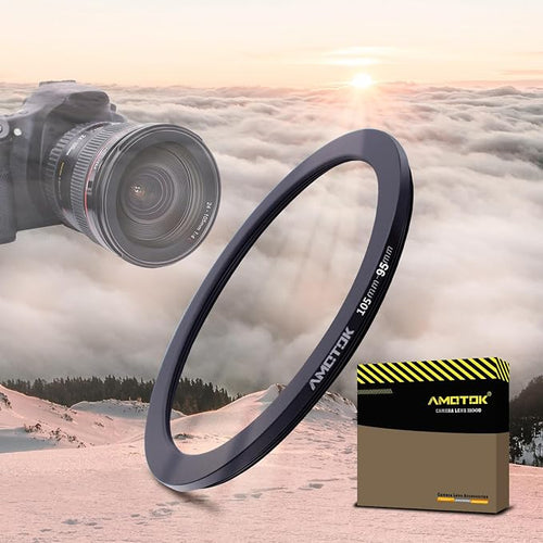 105mm Lens to 95mm Camera Lens Adapter, 105mm to 95mm Filter Step-Down Ring by AMOTOK