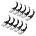 Cable Matters 10Gbps 10-Pack Snagless Shielded Cat 6A Ethernet Cable - 14ft by CableMatters