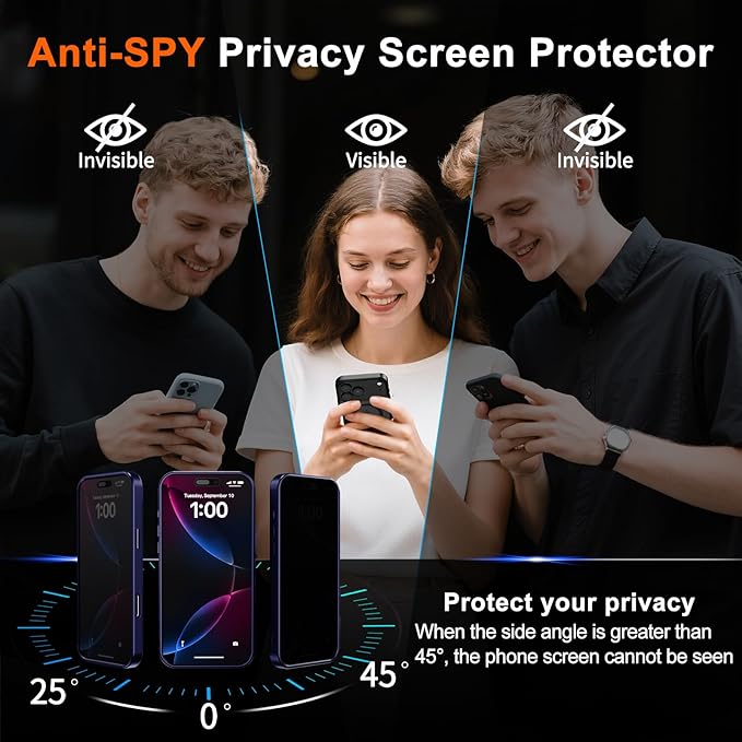 for iPhone 15 Plus Case with Privacy Screen Protector and Camera Protection - Image 7