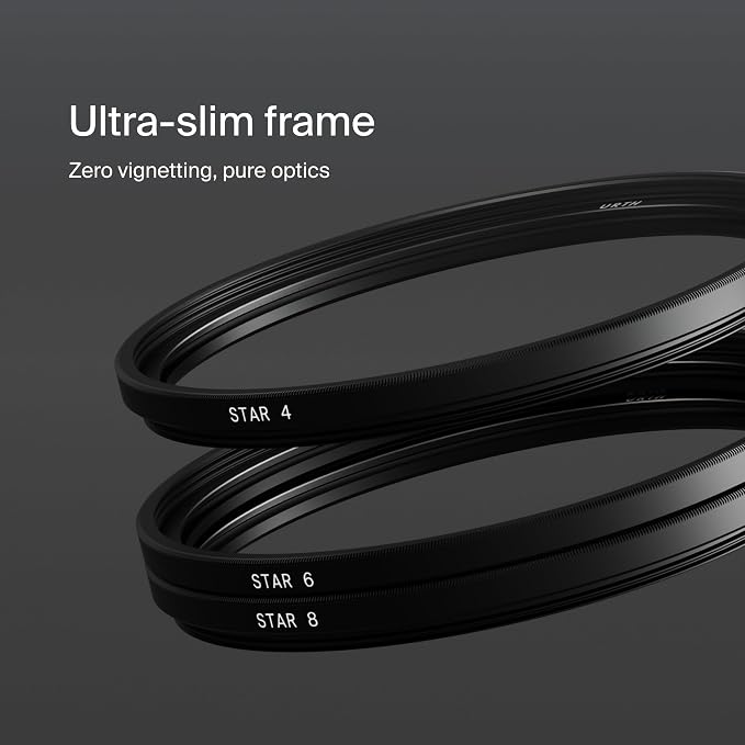 Urth 77mm 3-in-1 Star Lens Filter Kit — 4, 8 Point Starburst Effects - Image 4