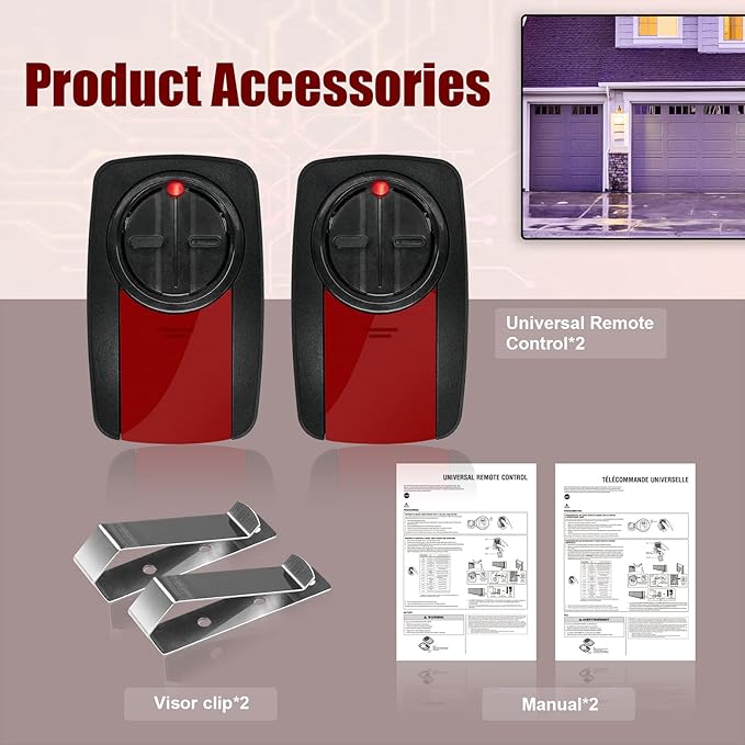New Upgraded 380UT 375UT Universal Remote Control Replace Liftmaster Garage - Image 2