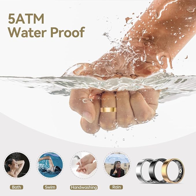 Smart Ring for Women & Men, Featuring Stress and Sleep Monitoring Functions - Image 7