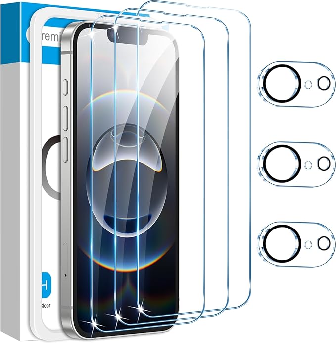 Fotbor otbor 3Pack iPhone 16e / 17e 6.1 inch Screen Protector by Fotbor