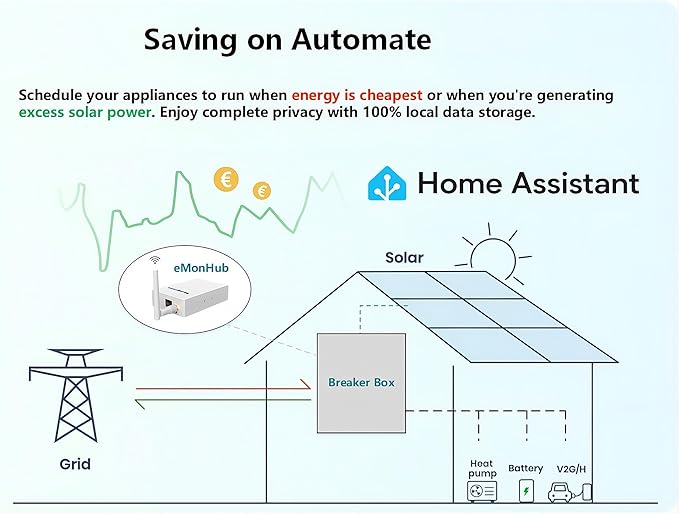 Home Energy Monitor for Home Assistant-Real Time Electricity Usage Monitor - Image 2