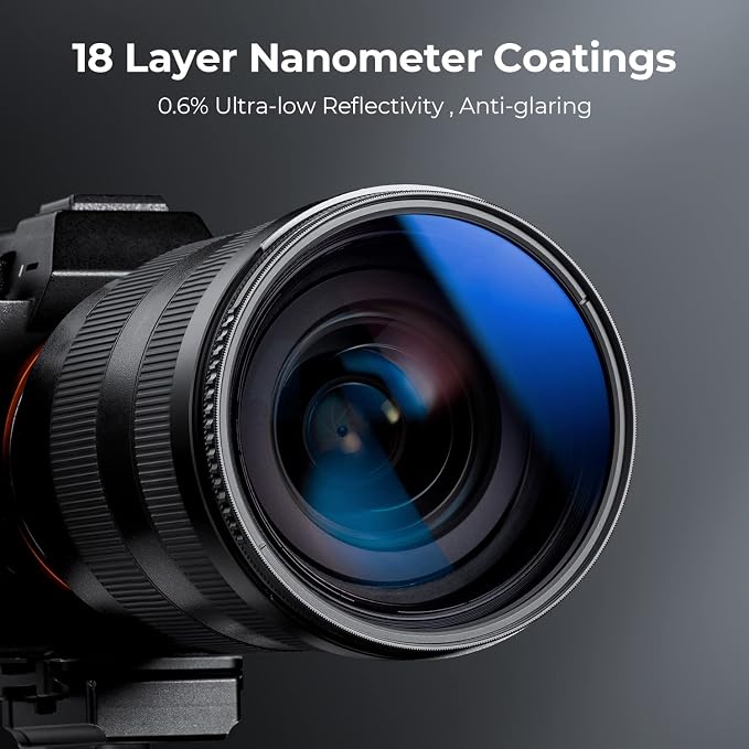 K&F CONCEPT 52mm Circular Polarizer Filter Ultra-Slim 18 Multi-Coated Optical - Image 3