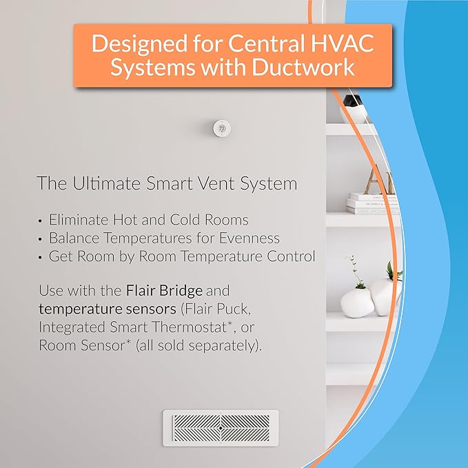 Flair Smart Register Supply Vent 12x12, AC Vent Cover - Image 2