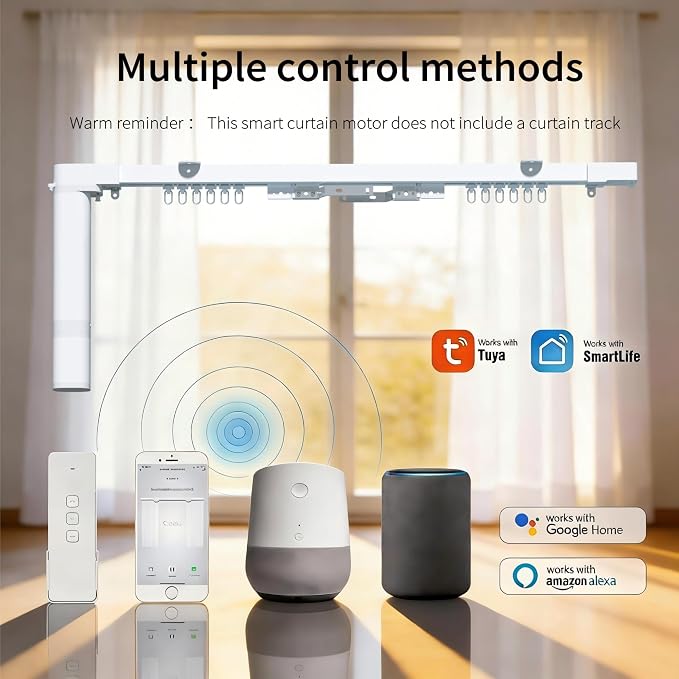 Zigbee Motor for Smart Curtain Track System, No Wiring Required, Automatic - Image 8