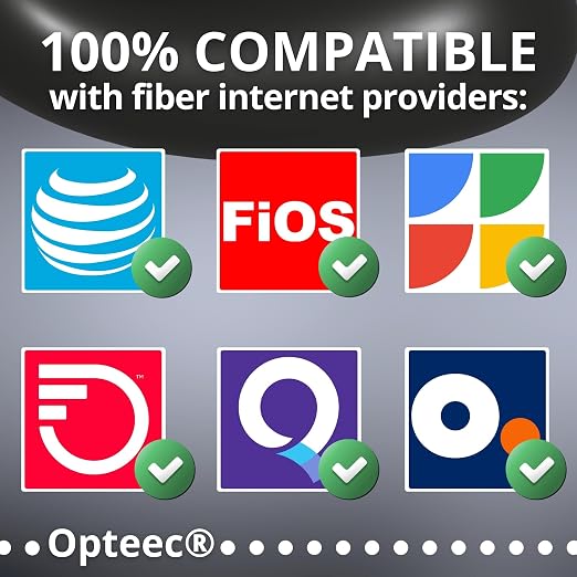opteec® - Shielded Fibre Optic Cable - 10M - Orange/SFR/BOUYGUES/SOSH/RED by - Image 2