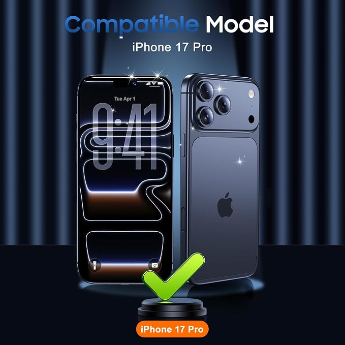 UniqueMe Compatible for 3 Pack iPhone 17 Pro Camera Lens Protector - Image 7