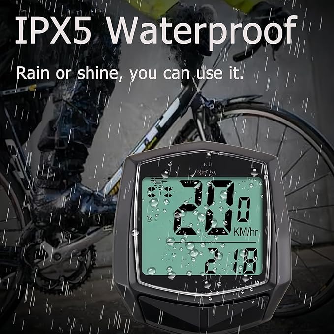 Bike Computer, Bike Speedometer and Bicycle Odometer Waterproof Cycling/Cycle - Image 3