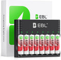 EBL Rechargeable AA Batteries Lithium by EBL