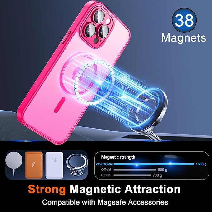 for iPhone 16 Pro Case with Privacy Screen Protector and Camera Protection - Image 3