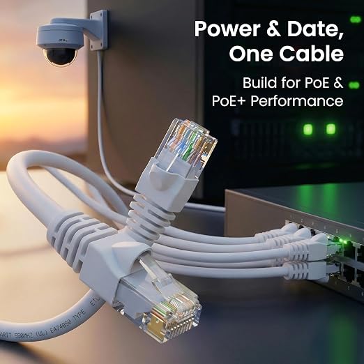 GEARit Cat 6 Ethernet Patch Cables 4 ft White, High Speed 24AWG 10Gbps RJ45 - Image 7