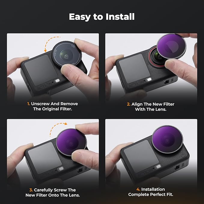 K&F CONCEPT HD CPL ND Filter Kit Compatible - Image 7