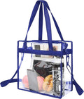 BAGAIL Clear Bags 12x6x12 Stadium Approved Clear Tote Bag by BAGAIL
