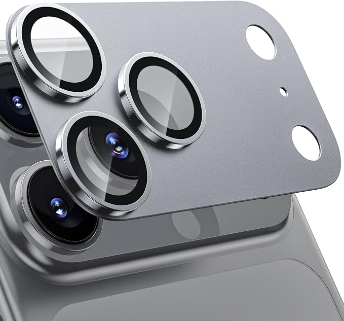 WSKEN for iPhone 17 Pro Camera Lens Protector, Metal Aluminum Alloy Tempered by SmartProtectionGreenerFuture