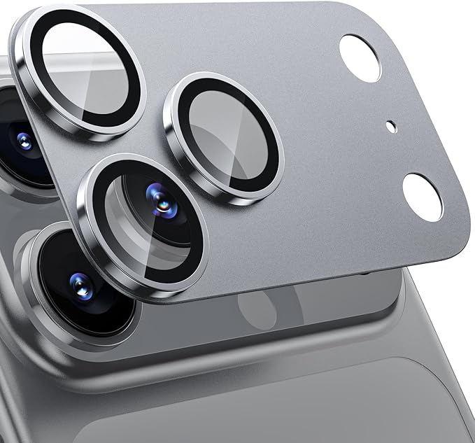 WSKEN for iPhone 17 Pro Max Camera Lens Protector, Metal Aluminum Alloy by SmartProtectionGreenerFuture