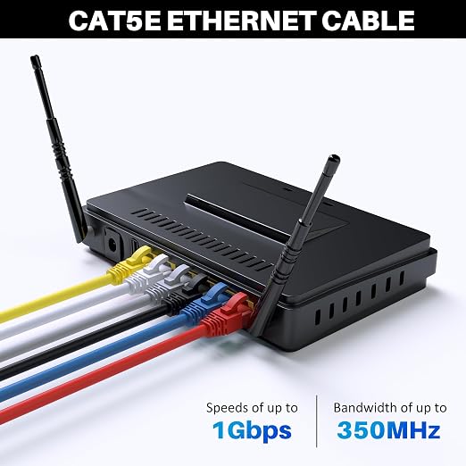 Kxable Cat5e Ethernet Cable 250 FT, Cat 5e Internet Cable, Standard RJ45 - Image 4
