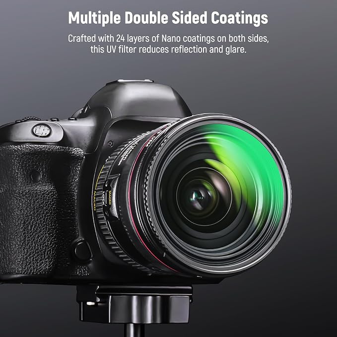 NEEWER 58mm MC UV Protection Filter 24 Layer Multi Resistant Nano Coatings/HD - Image 3