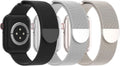 3 Pack Mesh Metal Band Compatible by Steezrd