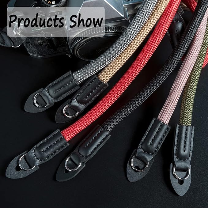 Camera Strap Vintage 100cm Nylon Climbing Rope Camera Neck Shoulder Strap - Image 5