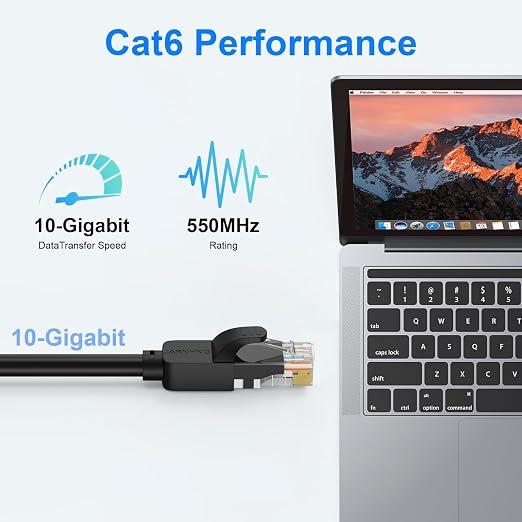 Cat6 Ethernet Cable 500ft with RJ45 Connectors -26AWG UTP Pre-Terminated Long - Image 5