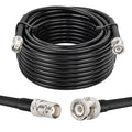 MOOKEERF BNC Male to BNC Female Coaxial Cable 50 ohm RG8X Coax Ultra Low Loss by MOOKEERF