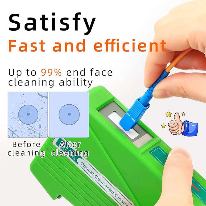Cruiser Optical Fiber Connector Cleaner Cassette Reel Cleanings 500+ Times - Image 4