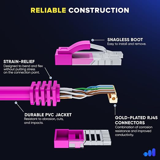 Maximm Cat 6 Ethernet Cable - 30 ft - Image 3