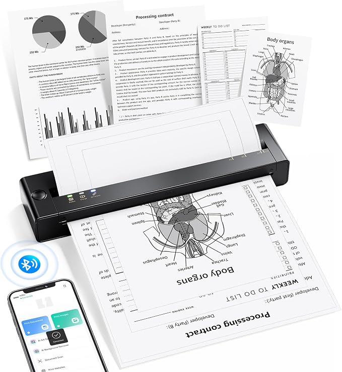 TATTMUSE Portable Printers Wireless - Image 9