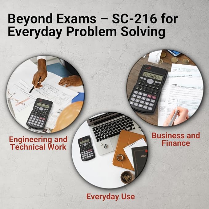 SC 216 Non Graphing Scientific Calculator - Image 6