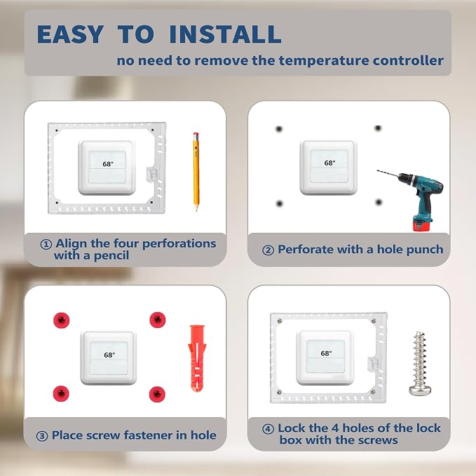 Gedreew Large Thermostat Lock Box Cover - Image 4